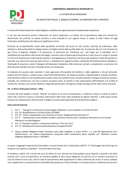 conferenza urbanistica municipio xi il futuro della magliana 40 anni