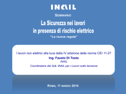 I lavori non elettrici alla luce della IV edizione della norma CEI 11-27