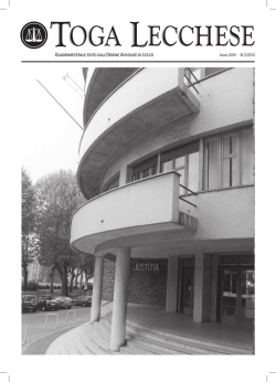 Leggi il formato PDF - Ordine degli Avvocati di Lecco