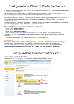 Configurazione Client di Posta Elettronica