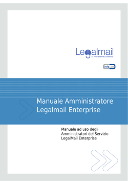 Manuale Amministratore Legalmail Enterprise