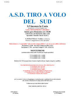 A.S.D. TIRO A VOLO DEL SUD - Il Tiro a Volo In Calabria
