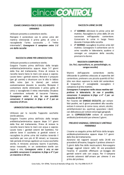 Prepararsi al Prelievo