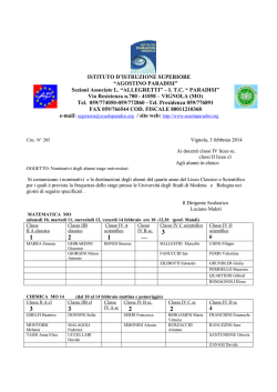 Circ.205 nominativi alunni stage