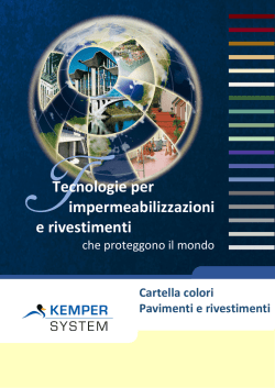 Cartella colori - KEMPER SYSTEM
