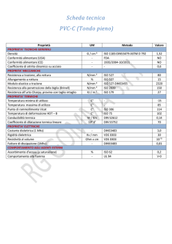 Scheda tecnica PVC-C (Tondo pieno)