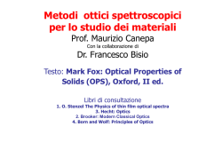 Metodi _ottici_spettroscopici_per_lo_studio_dei_materiali