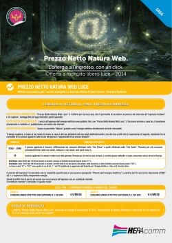 Prezzo Netto Natura Web.