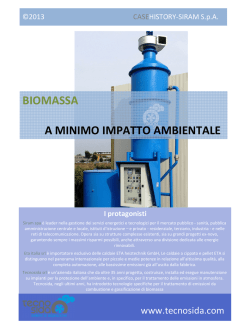 BIOMASSA A MINIMO IMPATTO AMBIENTALE