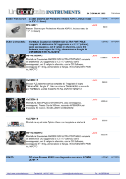 18 DICEMBRE 2014 Baader Planetarium Baader