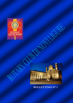 BOLLETTINO N&deg; 1