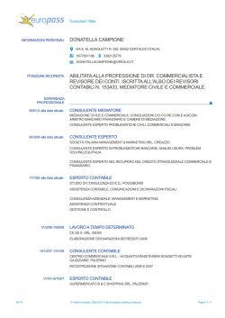 donatella campione abilitata alla professione di