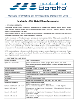 QUI - Incubatrici Borotto