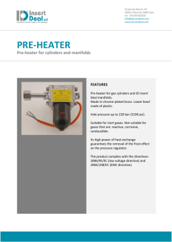 PRE-HEATER - ID Insert Deal