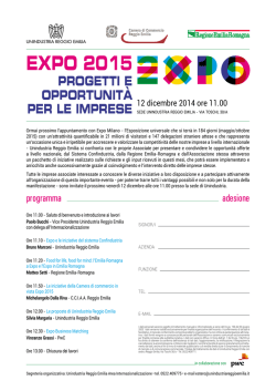 2014 - expo - Unindustria Reggio Emilia