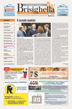 Il secondo mandato - Comune di Brisighella