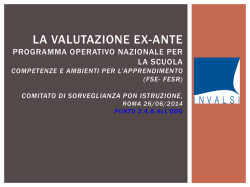 2.4 b Valutazione ex-ante - Archivio Pubblica Istruzione