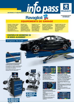 EQUIPEMENTS DE GARAGE