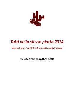 Tutti nello stesso piatto 2014