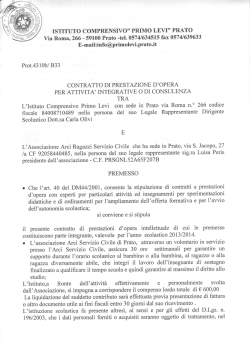 Contratto Arci Ragazzi Servizio Civile