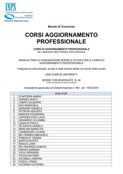 CORSI AGGIORNAMENTO PROFESSIONALE