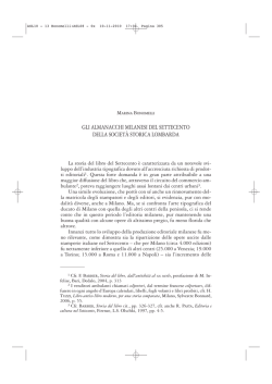 Marina Bonomelli, 2010 - Societ&agrave; Storica Lombarda