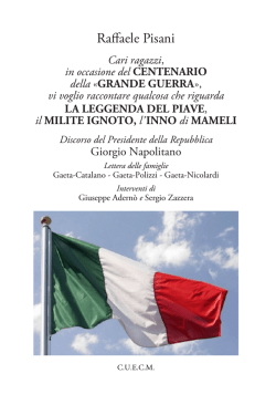 "Centenario della Grande Guerra"