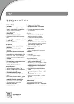 Dotazioni - Dethleffs