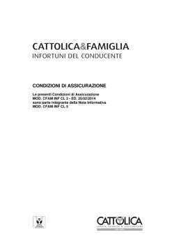 Condizioni di assicurazione Formula small (pdf - 432 Kb)