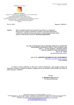 Ripartizione Faunistico Venatoria di Messina