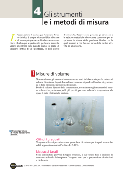 Strumenti e metodi di misura