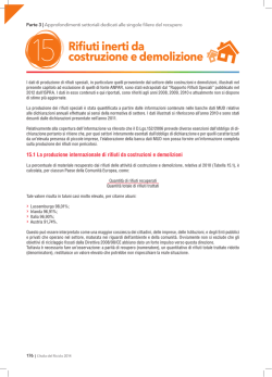 Rifiuti inerti da costruzione e demolizione