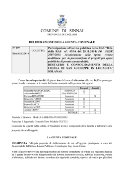 settore lavori pubblici e tecnologici
