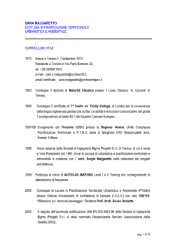 Curriculum - Ordine Architetti Treviso