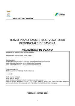 Allegato A - Relazione di Piano