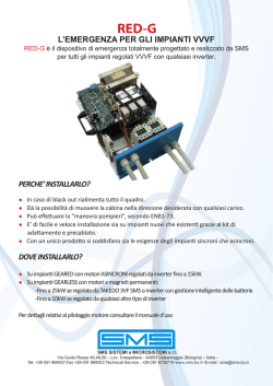depliantformato pdf - SMS Sistemi e Microsistemi S.r.l.