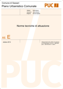 All. E - Elenco Tavole