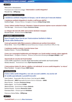 Agenda HIS 2014 - Health Insurance Summit