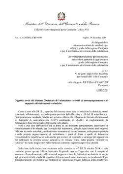 circolare SNV_USR Campania