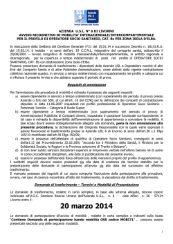 OSS ELBA per sito - USL 6