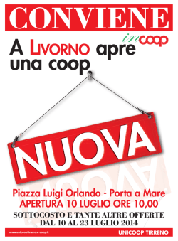 A LIVORNO apre - Unicoop Tirreno