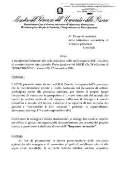 Bando MIur pdf - Ufficio Scolastico Regionale per il Veneto