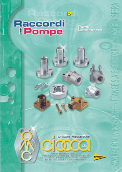 Raccordi per pompe