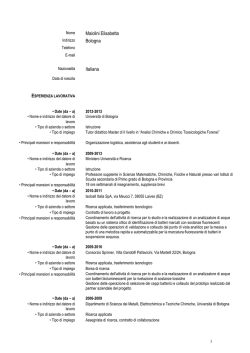 Maiolini Elisabetta Bologna