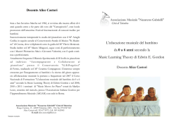 Depliant corso... - Associazione Musicale Nazareno Gabrielli