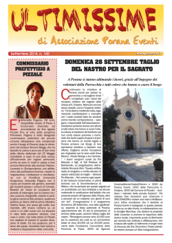 Settembre - Associazione Porana Eventi