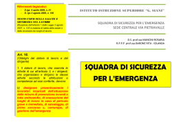 SQUADRA EMERGENZA 2014