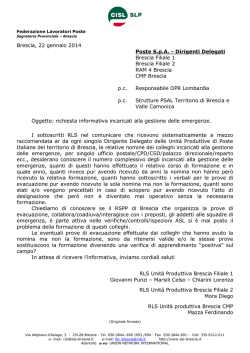 Allegato - SLP CISL BRESCIA