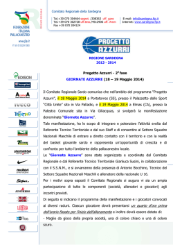 PROGETTO AZZURRI RSA 05 14 - Federazione Italiana Pallacanestro