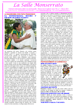 Marzo 2014 - La Salle